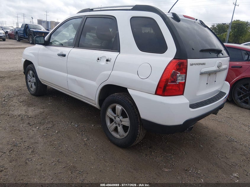 2009 Kia Sportage VIN KNDJF724097590734 IAAI salvage auction — NORMAL WEAR, Original (Texas), sold $875 on 2026-07-29 (photo 3)
