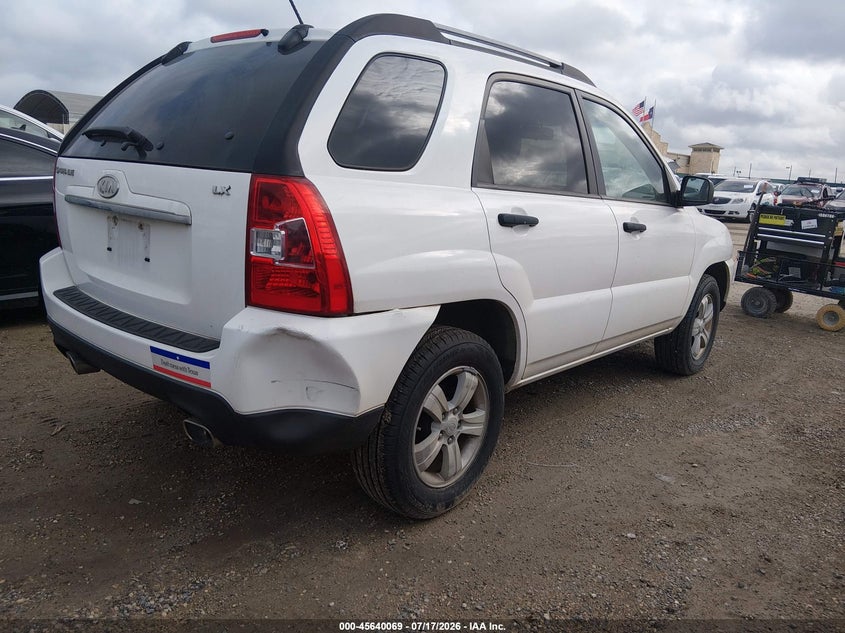 2009 Kia Sportage VIN KNDJF724097590734 IAAI salvage auction — NORMAL WEAR, Original (Texas), sold $875 on 2026-07-29 (photo 4)
