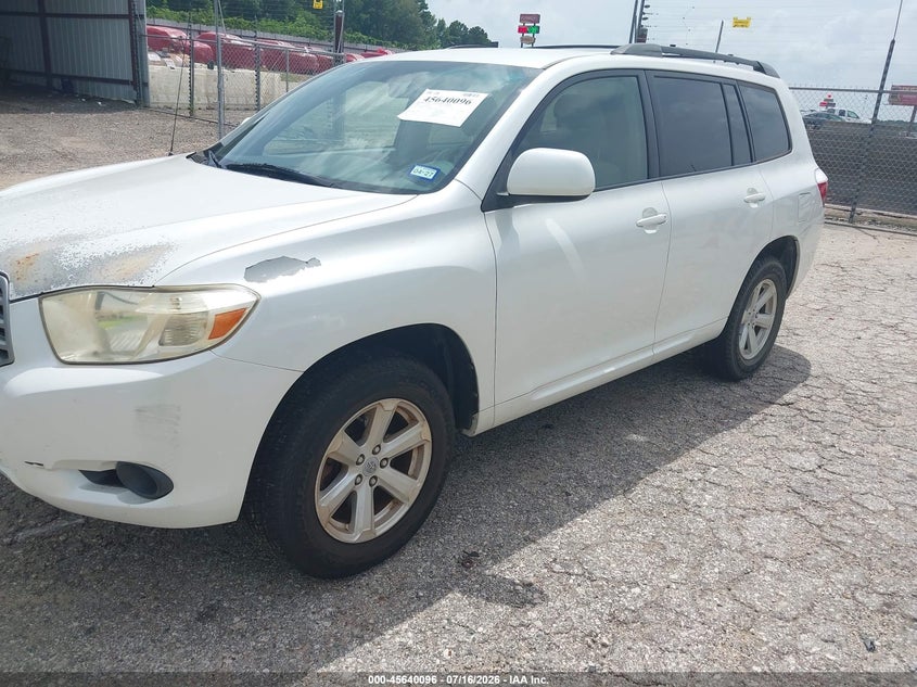 2008 Toyota Highlander VIN JTEES41A882052700 IAAI salvage auction — NORMAL WEAR, Clear (Texas), sold $1,000 on 2026-07-29 (photo 2)