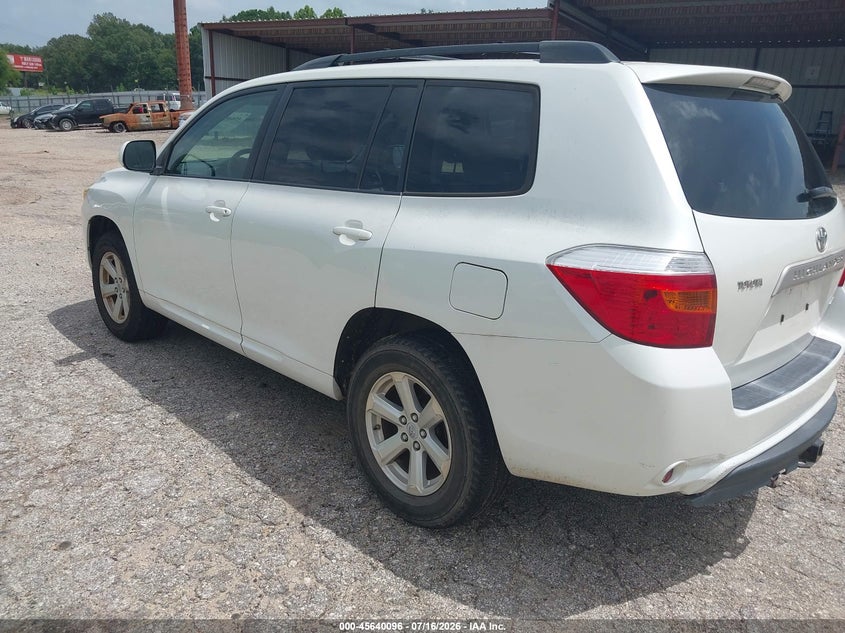 2008 Toyota Highlander VIN JTEES41A882052700 IAAI salvage auction — NORMAL WEAR, Clear (Texas), sold $1,000 on 2026-07-29 (photo 3)