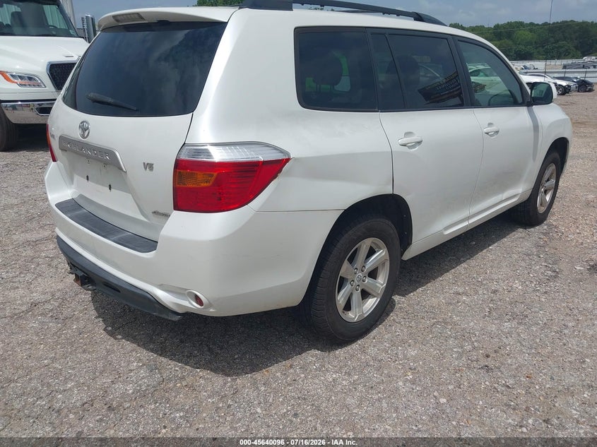 2008 Toyota Highlander VIN JTEES41A882052700 IAAI salvage auction — NORMAL WEAR, Clear (Texas), sold $1,000 on 2026-07-29 (photo 4)