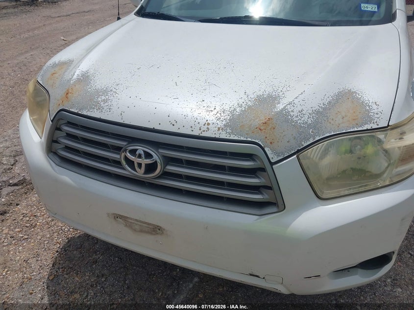2008 Toyota Highlander VIN JTEES41A882052700 IAAI salvage auction — NORMAL WEAR, Clear (Texas), sold $1,000 on 2026-07-29 (photo 6)