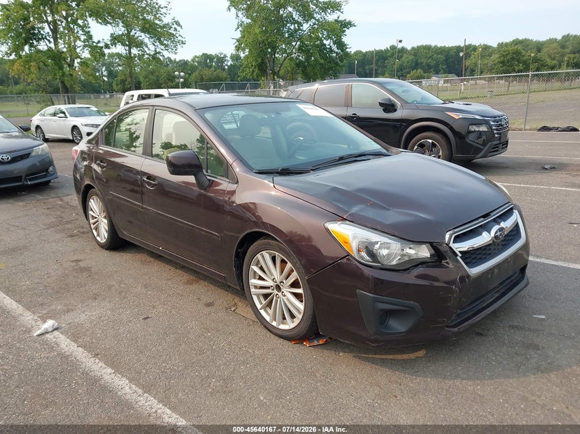 2013 Subaru Impreza VIN JF1GJAD63DH011314 IAAI salvage auction — NORMAL WEAR, Salvage Title, sold $725 on 2026-07-27 (photo 1)