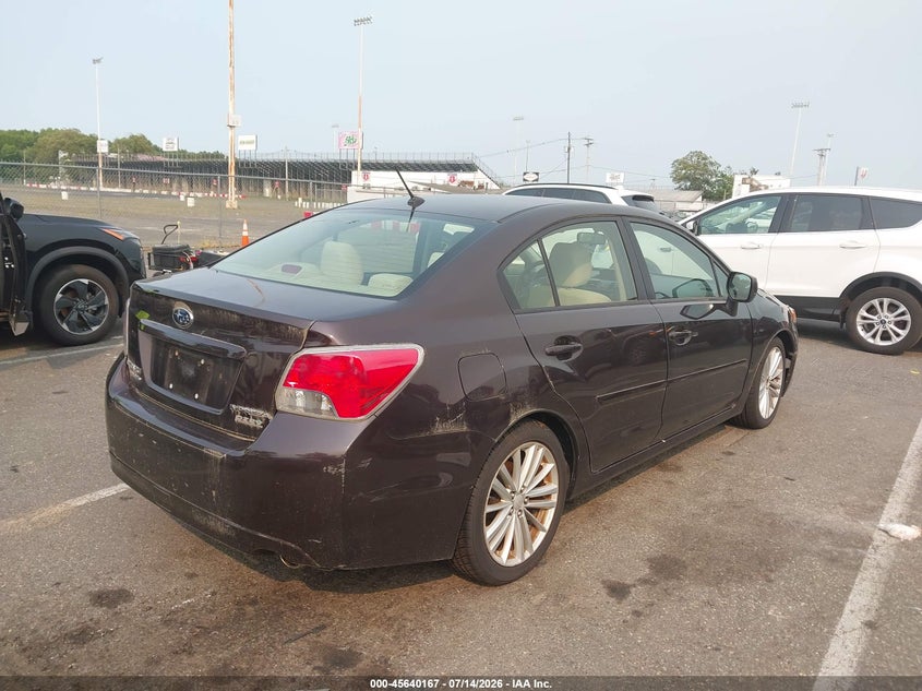 2013 Subaru Impreza VIN JF1GJAD63DH011314 IAAI salvage auction — NORMAL WEAR, Salvage Title, sold $725 on 2026-07-27 (photo 4)