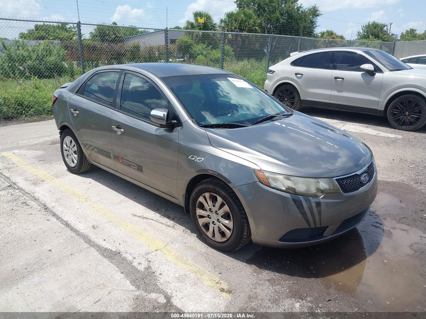 2012 Kia Forte VIN KNAFU4A26C5516616 IAAI salvage auction — REAR END, Rebuildable (Florida), sold $250 on 2026-07-22 (photo 1)