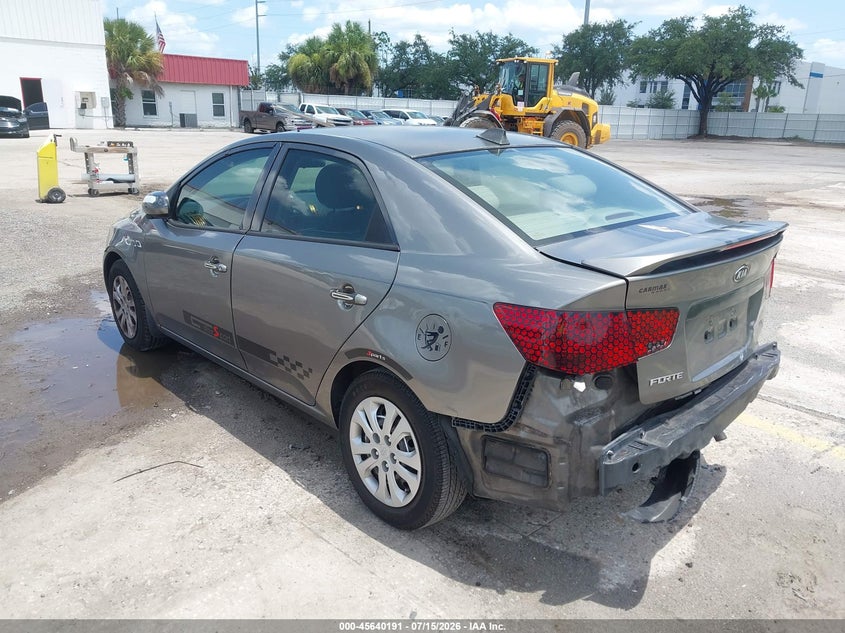2012 Kia Forte VIN KNAFU4A26C5516616 IAAI salvage auction — REAR END, Rebuildable (Florida), sold $250 on 2026-07-22 (photo 3)