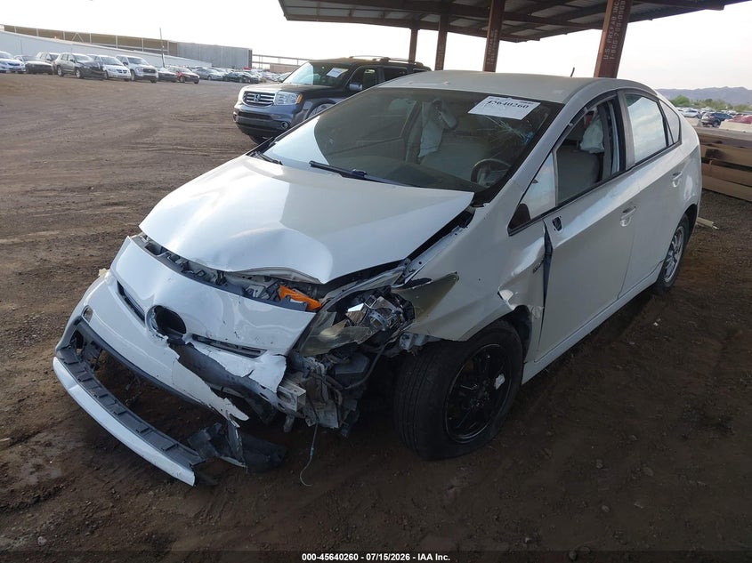 2015 Toyota Prius VIN JTDKN3DU2F0459709 IAAI salvage auction — NORMAL WEAR, Clear-Dealer Only (Arizona), sold $25 on 2026-07-28 (photo 2)