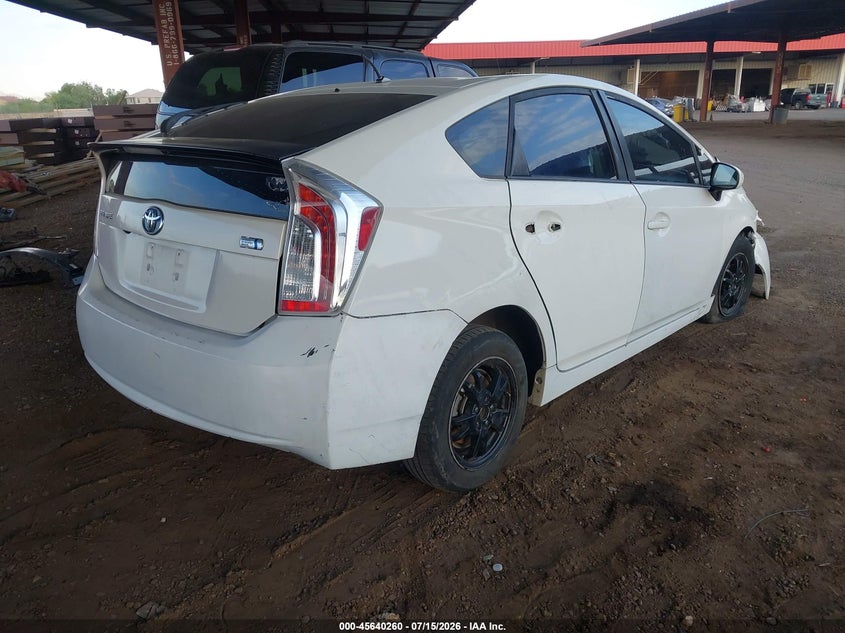 2015 Toyota Prius VIN JTDKN3DU2F0459709 IAAI salvage auction — NORMAL WEAR, Clear-Dealer Only (Arizona), sold $25 on 2026-07-28 (photo 4)
