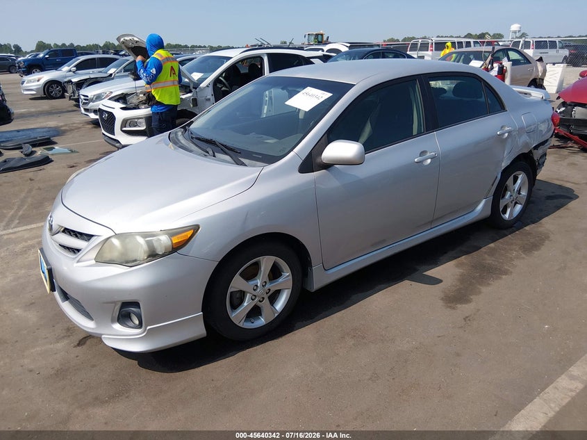 2011 Toyota Corolla VIN 2T1BU4EE5BC540400 IAAI salvage auction — REAR END, Salvage (North Carolina), sold $2,050 on 2026-08-05 (photo 2)