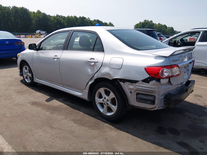2011 Toyota Corolla VIN 2T1BU4EE5BC540400 IAAI salvage auction — REAR END, Salvage (North Carolina), sold $2,050 on 2026-08-05 (photo 3)