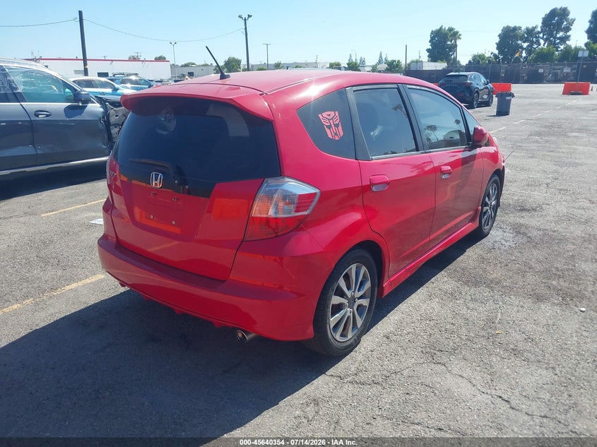 2012 Honda Fit VIN JHMGE8H5XCC009661 IAAI salvage auction — LEFT FRONT, Salvage (California), sold $1,950 on 2026-07-27 (photo 4)
