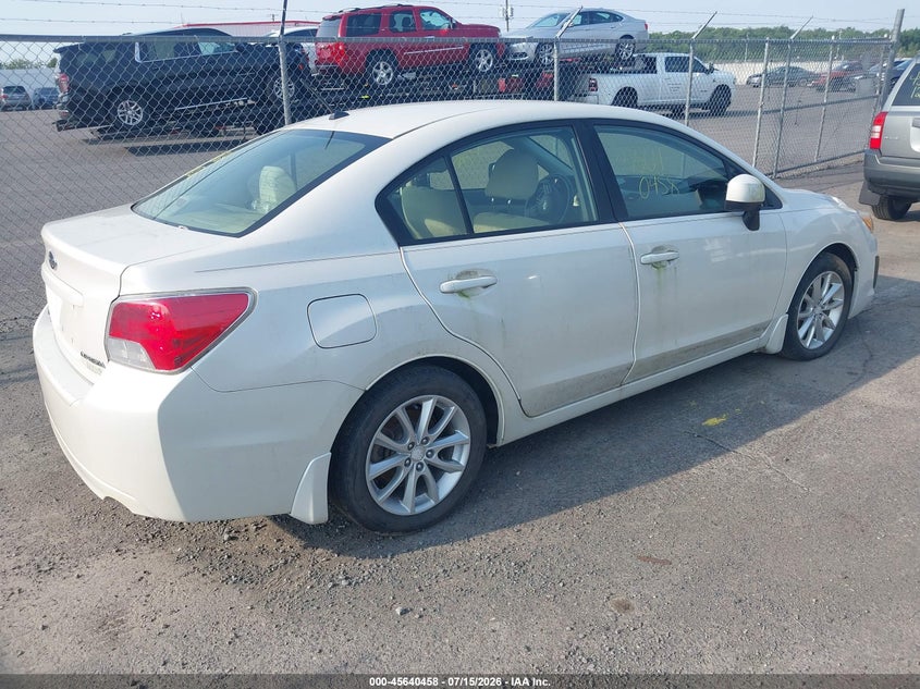 2013 Subaru Impreza VIN JF1GJAC62DH029479 IAAI salvage auction — NORMAL WEAR, Clear (Virginia), sold $1,200 on 2026-07-28 (photo 4)