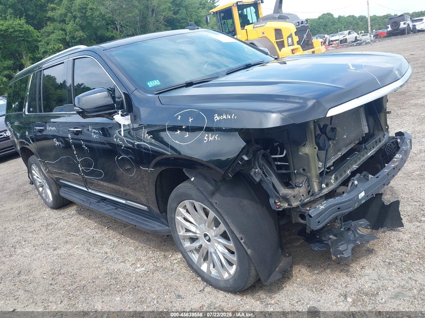 2024 Cadillac Escalade VIN 1GYS4KKL9RR139174 IAAI salvage auction — FRONT END, Salvage Title, sold $27,700 on 2026-09-21 (photo 1)