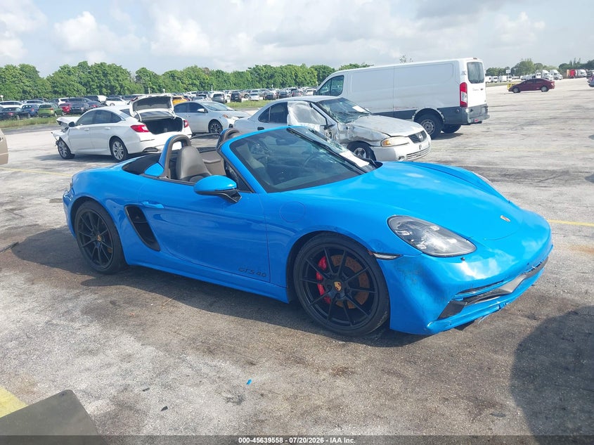 2023 Porsche 718 boxster VIN WP0CD2A84PS216370 — IAAI salvage auction photo