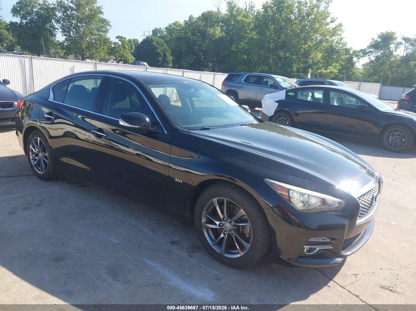 2017 Infiniti Q50 VIN JN1EV7AP2HM740605 IAAI salvage auction — NORMAL WEAR, Clear (Missouri), sold $3,425 on 2026-07-28 (photo 1)