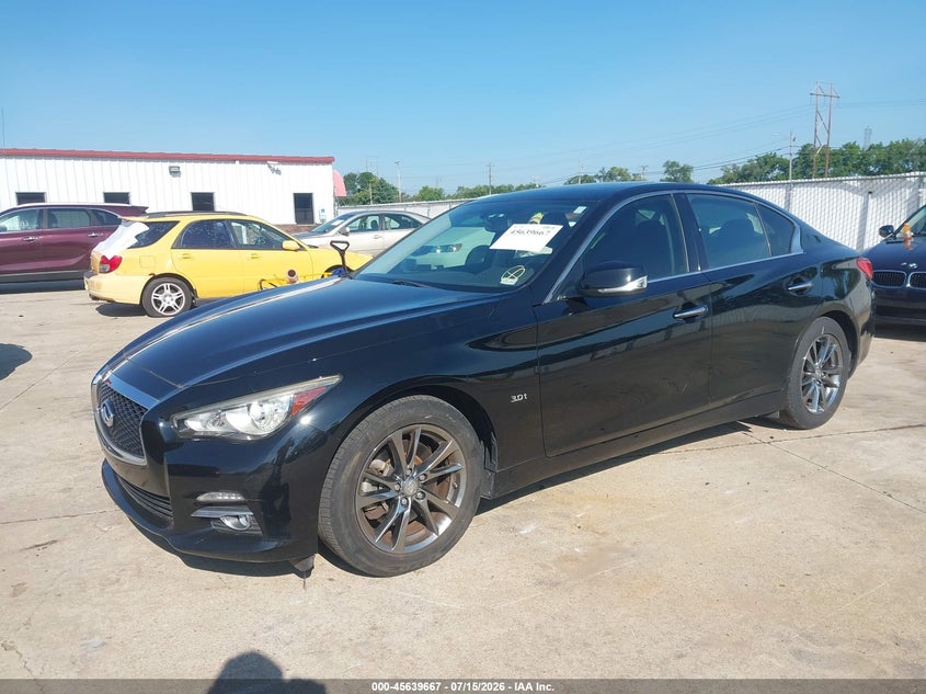 2017 Infiniti Q50 VIN JN1EV7AP2HM740605 IAAI salvage auction — NORMAL WEAR, Clear (Missouri), sold $3,425 on 2026-07-28 (photo 2)