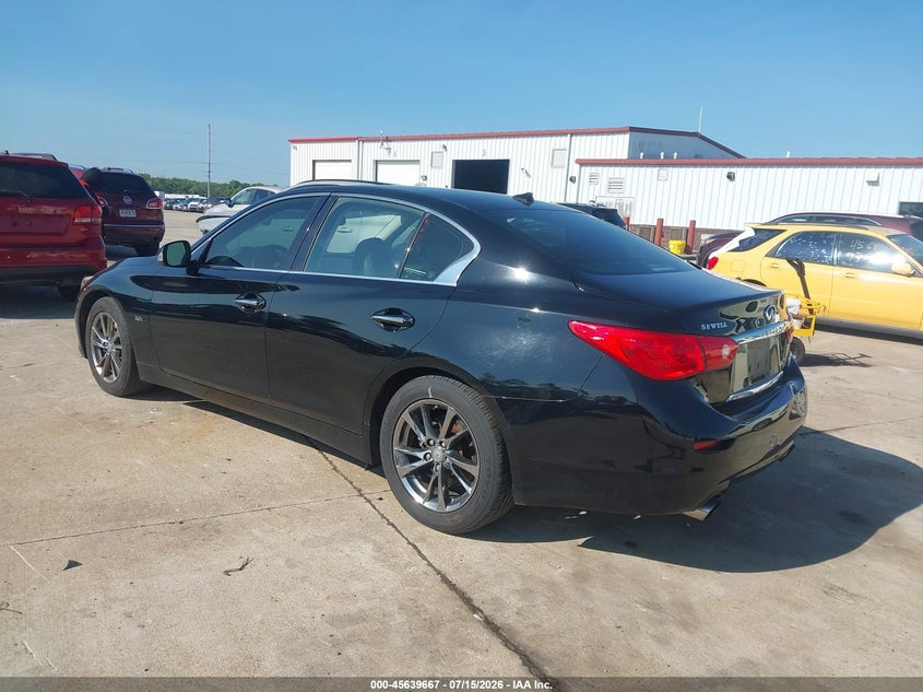 2017 Infiniti Q50 VIN JN1EV7AP2HM740605 IAAI salvage auction — NORMAL WEAR, Clear (Missouri), sold $3,425 on 2026-07-28 (photo 3)