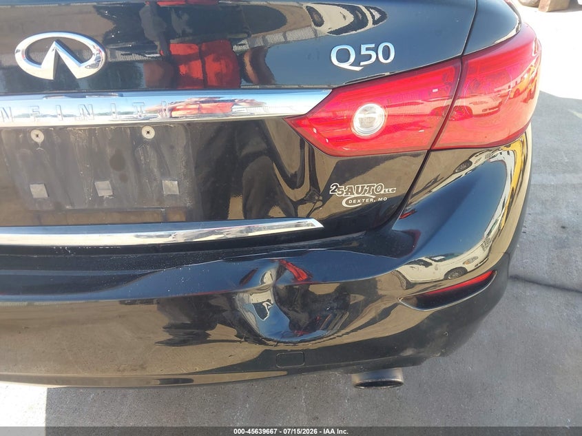 2017 Infiniti Q50 VIN JN1EV7AP2HM740605 IAAI salvage auction — NORMAL WEAR, Clear (Missouri), sold $3,425 on 2026-07-28 (photo 6)