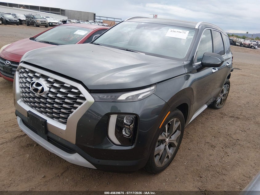 2022 Hyundai Palisade VIN KM8R3DHE7NU445269 IAAI salvage auction — REAR END, Salvage Title, sold $7,500 on 2026-08-20 (photo 2)