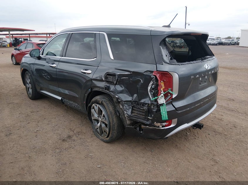 2022 Hyundai Palisade VIN KM8R3DHE7NU445269 IAAI salvage auction — REAR END, Salvage Title, sold $7,500 on 2026-08-20 (photo 3)