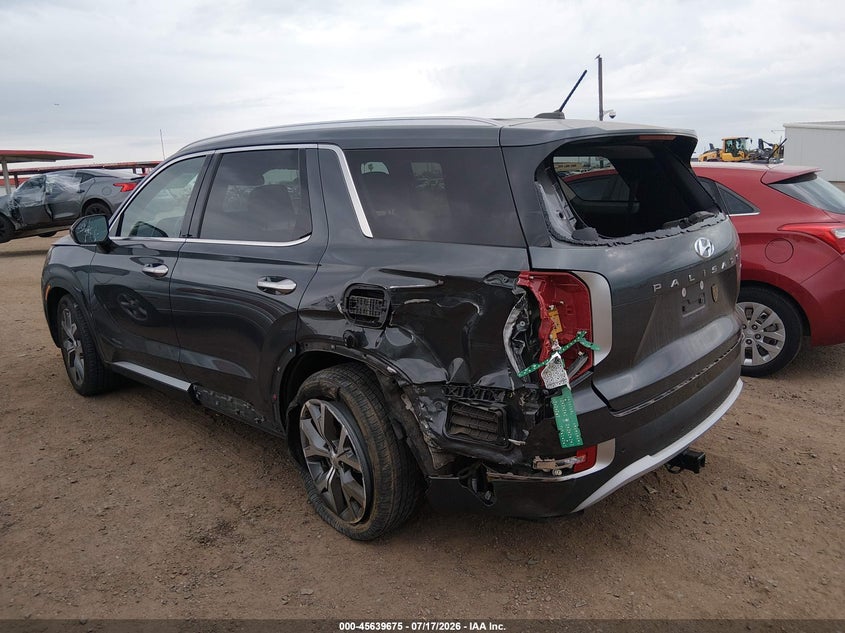 2022 Hyundai Palisade VIN KM8R3DHE7NU445269 IAAI salvage auction — REAR END, Salvage Title, sold $7,500 on 2026-08-20 (photo 6)