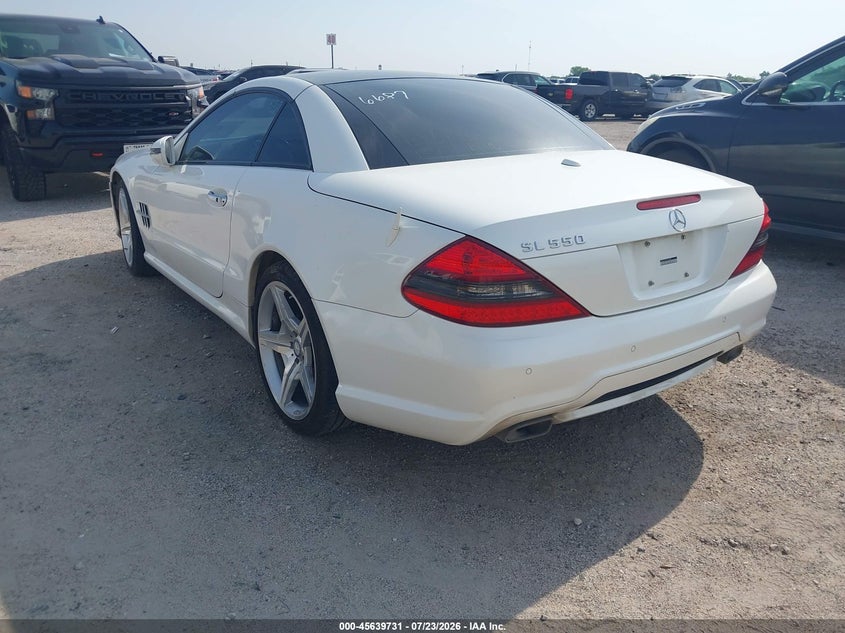 2009 Mercedes-benz Sl-class VIN WDBSK71F79F156687 IAAI salvage auction — FRONT END, Original (Texas), sold $7,350 on 2026-08-11 (photo 3)