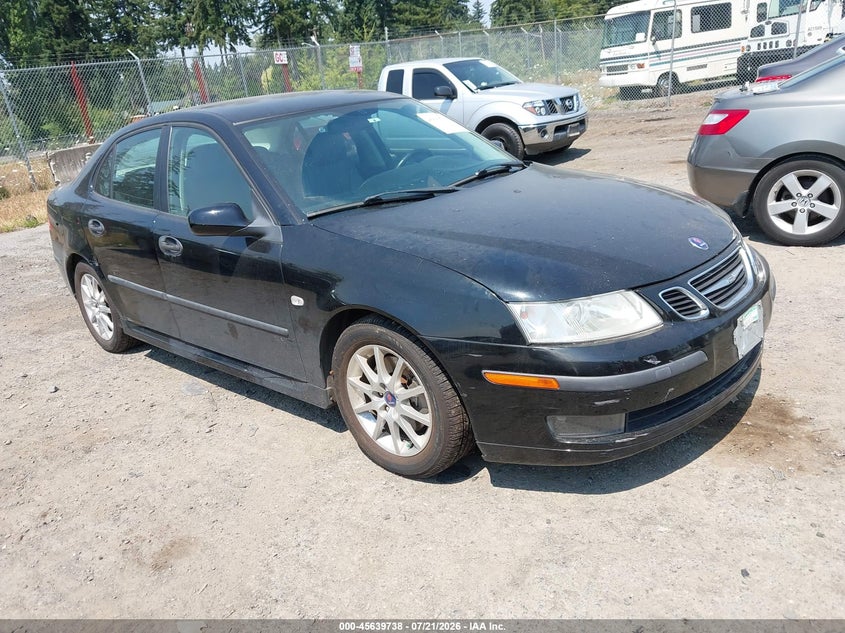 2003 Saab 9-3 VIN YS3FD46Y931060689 IAAI salvage auction — NORMAL WEAR, Clear (Washington), sold $625 on 2026-08-12 (photo 1)