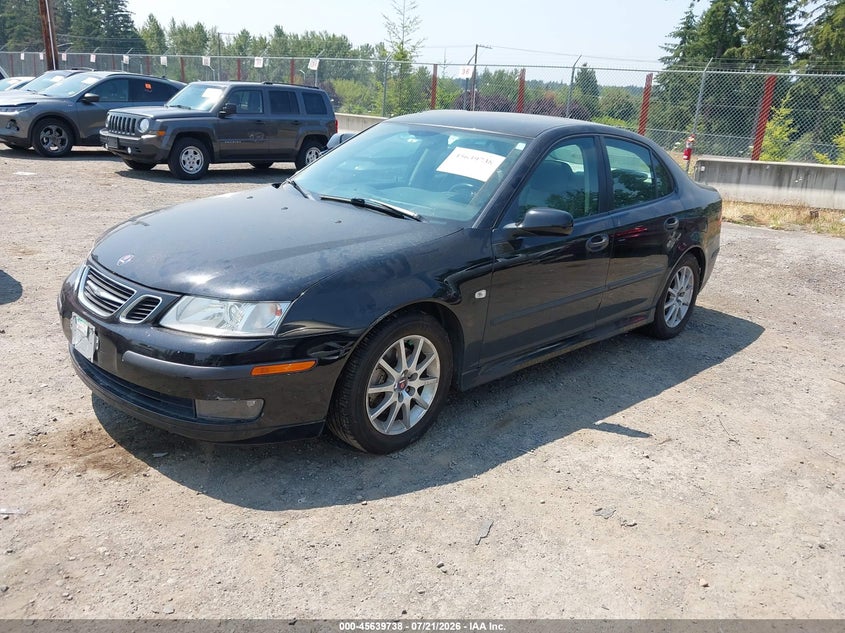 2003 Saab 9-3 VIN YS3FD46Y931060689 IAAI salvage auction — NORMAL WEAR, Clear (Washington), sold $625 on 2026-08-12 (photo 2)