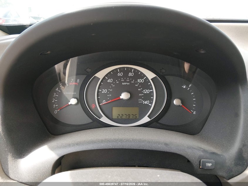 2009 Hyundai Tucson VIN KM8JM12B59U040993 IAAI salvage auction — NORMAL WEAR, Clear (Kansas), sold $275 on 2026-07-31 (photo 7)