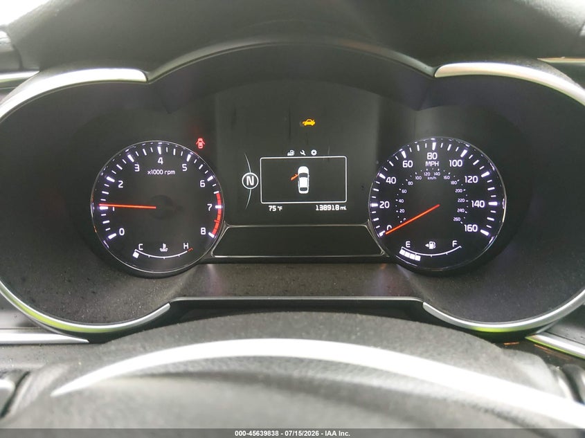 2014 Kia Optima VIN 5XXGR4A67EG310960 IAAI salvage auction — FRONT & REAR, Salvage (Texas), sold $25 on 2026-07-29 (photo 7)