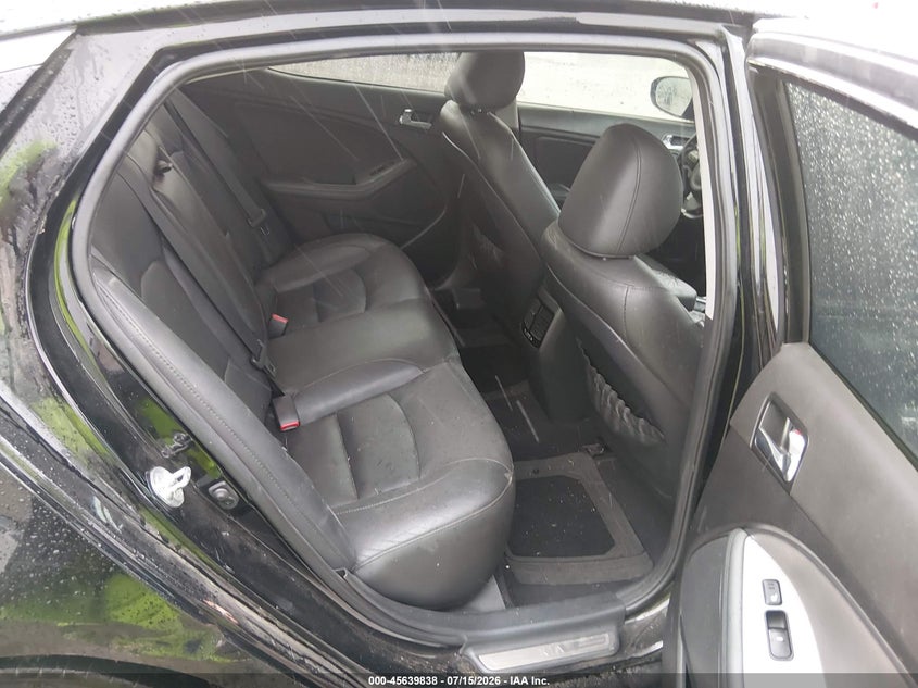 2014 Kia Optima VIN 5XXGR4A67EG310960 IAAI salvage auction — FRONT & REAR, Salvage (Texas), sold $25 on 2026-07-29 (photo 8)