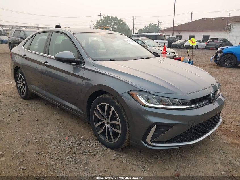 2025 Volkswagen Jetta VIN 3VW7X7BU6SM013769 IAAI salvage auction — HAIL, Clear (Indiana), sold $7,600 on 2026-07-24 (photo 1)