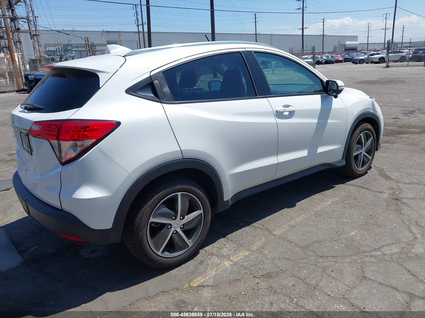 2021 Honda Hr-v VIN 3CZRU5H53MM703453 IAAI salvage auction — REAR END, Salvage (California), sold $7,200 on 2026-07-28 (photo 4)