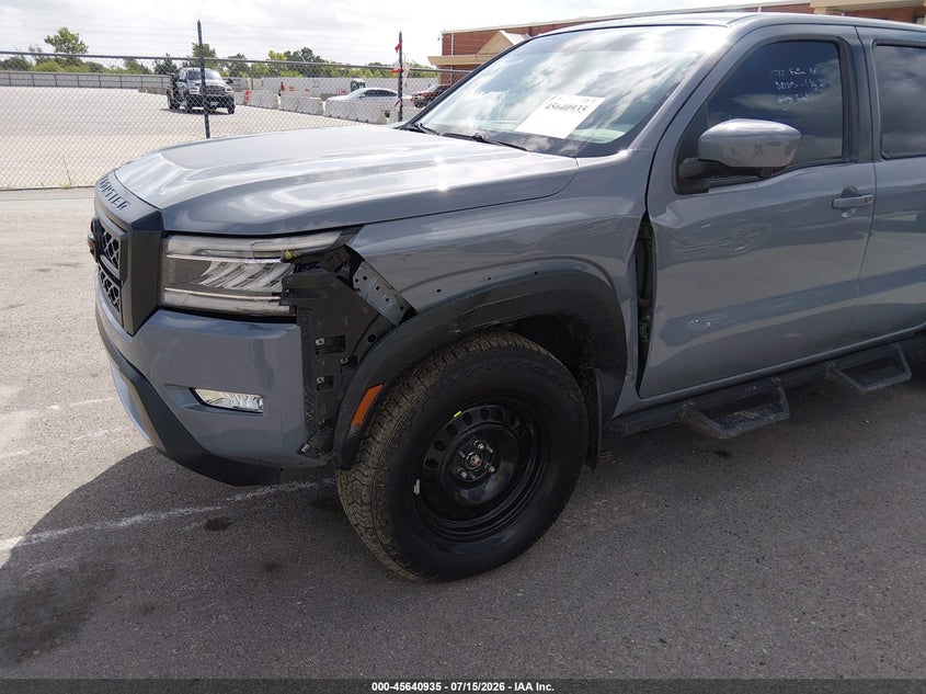 2022 Nissan Frontier VIN 1N6ED1EKXNN650911 IAAI salvage auction — LEFT FRONT, Salvage (Arkansas), sold $15,500 on 2026-07-22 (photo 6)