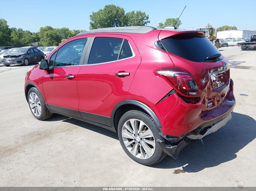 2018 Buick Encore VIN KL4CJASB5JB713488 IAAI salvage auction — REAR END, Salvage (Kansas), sold $2,550 on 2026-08-24 (photo 3)