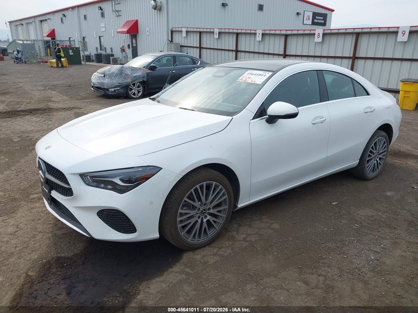 2025 Mercedes-benz Cla-class VIN W1K5J4GB2SN515062 IAAI salvage auction — LEFT FRONT, Enterprise Vehicles Clear Only (Florida), sold $16,500 on 2026-07-29 (photo 2)