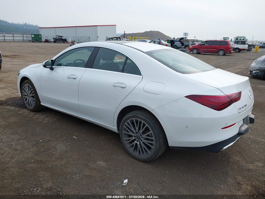 2025 Mercedes-benz Cla-class VIN W1K5J4GB2SN515062 IAAI salvage auction — LEFT FRONT, Enterprise Vehicles Clear Only (Florida), sold $16,500 on 2026-07-29 (photo 3)
