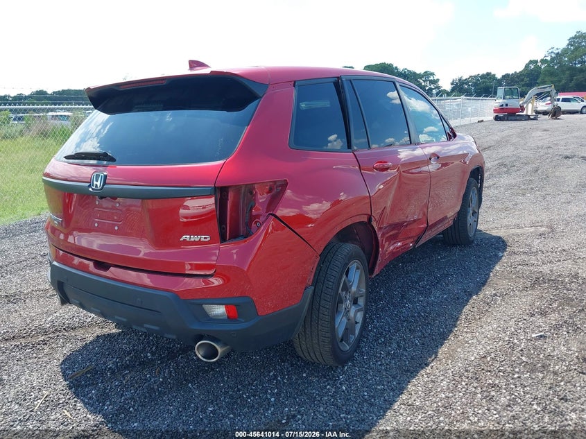 2023 Honda Passport VIN 5FNYF8H58PB036093 IAAI salvage auction — RIGHT SIDE, Salvage (South Carolina), sold $8,100 on 2026-08-25 (photo 4)