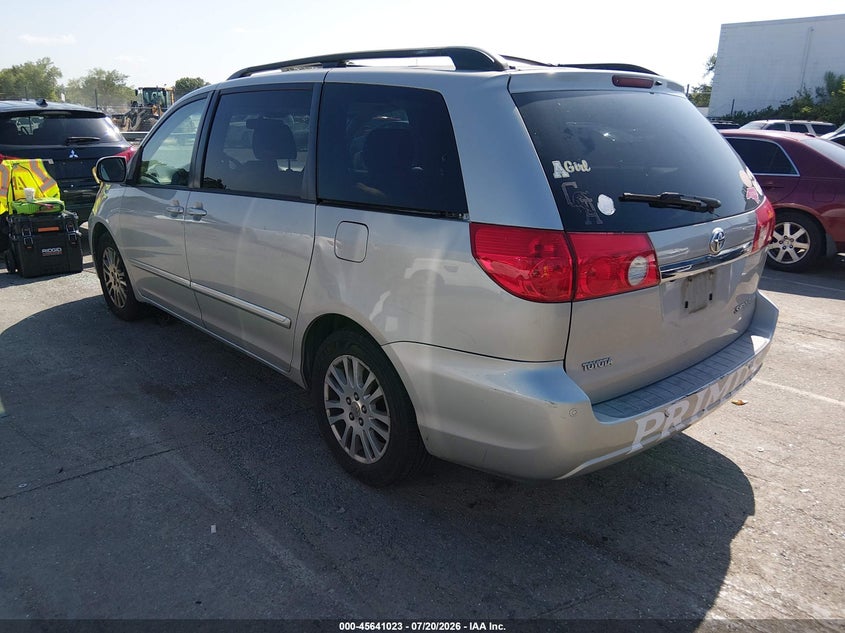 2008 Toyota Sienna VIN 5TDZK22C48S152375 IAAI salvage auction — NORMAL WEAR, Clear-Dealer Only (North Carolina), sold $400 on 2026-07-29 (photo 3)