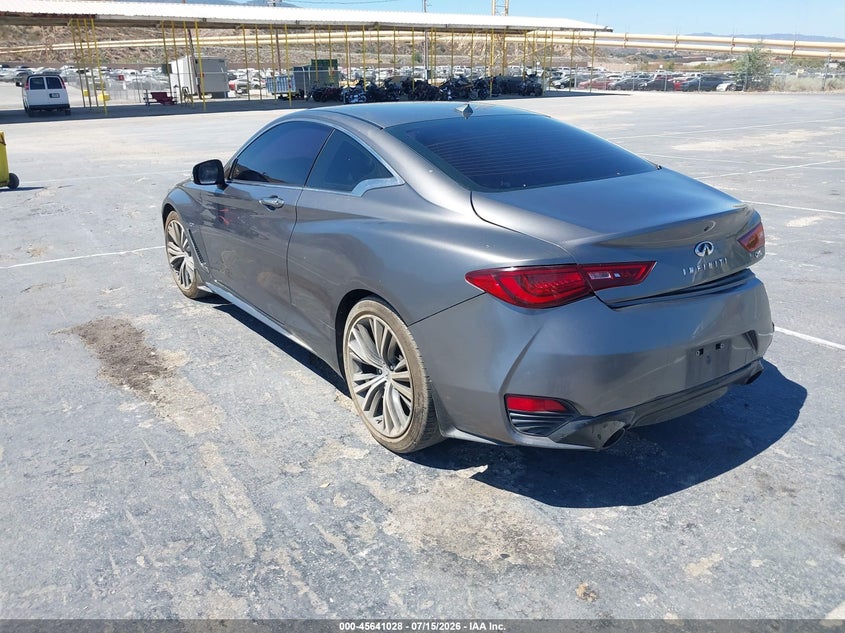 2017 Infiniti Q60 VIN JN1CV7EK5HM110339 IAAI salvage auction — RIGHT REAR, Salvage (California), sold $1,950 on 2026-07-29 (photo 3)