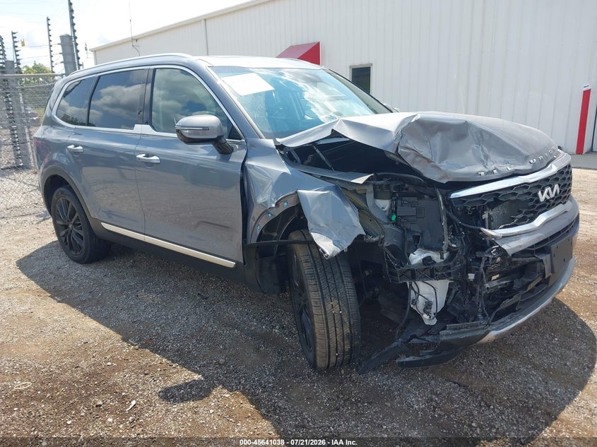 2022 Kia Telluride VIN 5XYP54HC0NG207351 — IAAI salvage auction photo