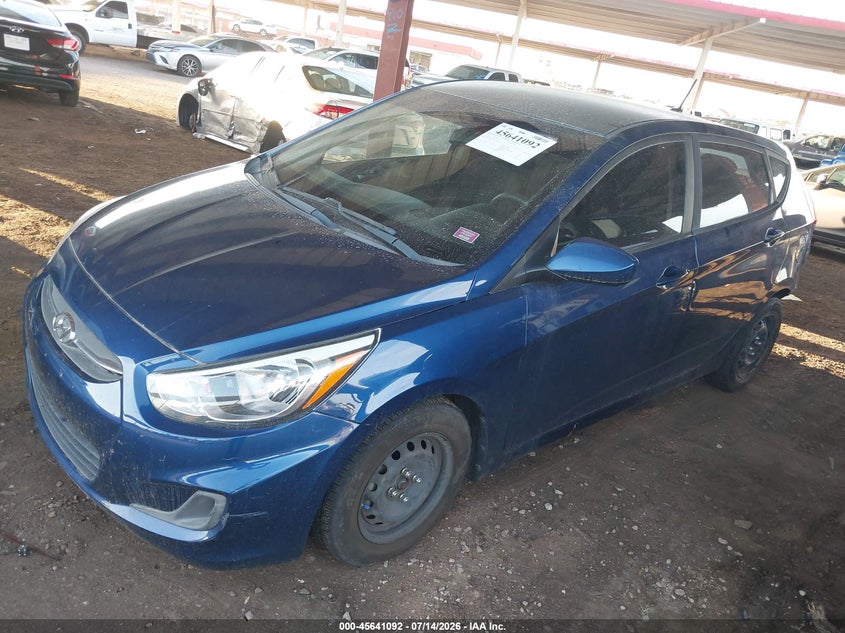 2017 Hyundai Accent VIN KMHCT5AE9HU336970 IAAI salvage auction — REAR END, Salvage Title, sold $1,650 on 2026-07-29 (photo 2)