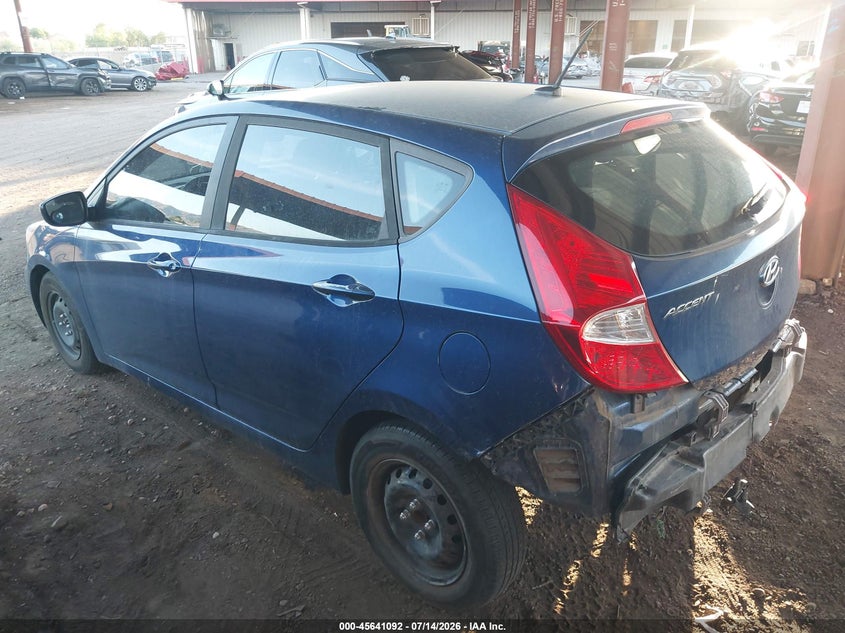 2017 Hyundai Accent VIN KMHCT5AE9HU336970 IAAI salvage auction — REAR END, Salvage Title, sold $1,650 on 2026-07-29 (photo 3)