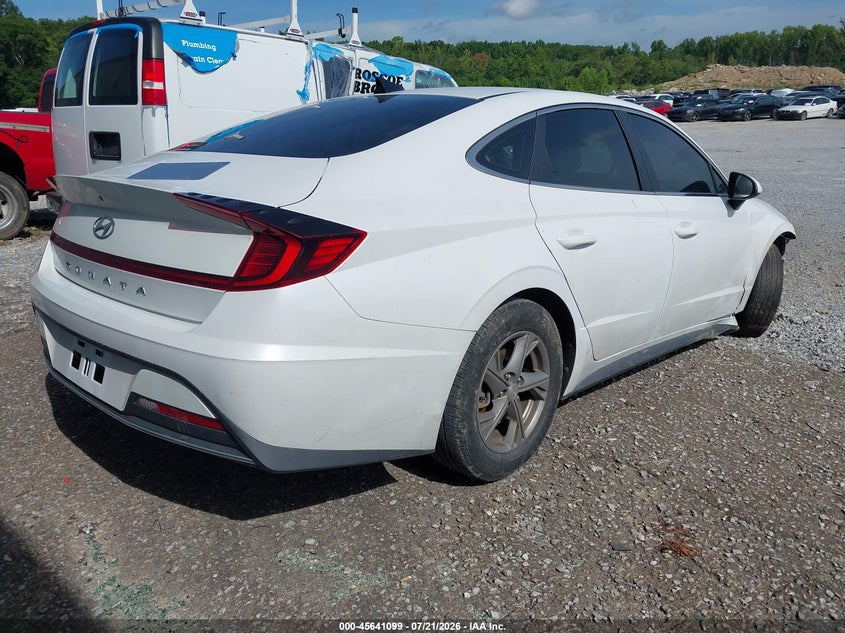 2021 Hyundai Sonata VIN 5NPEG4JA7MH071768 IAAI salvage auction — FRONT END, Clear (Tennessee), sold $25 on 2026-07-29 (photo 4)