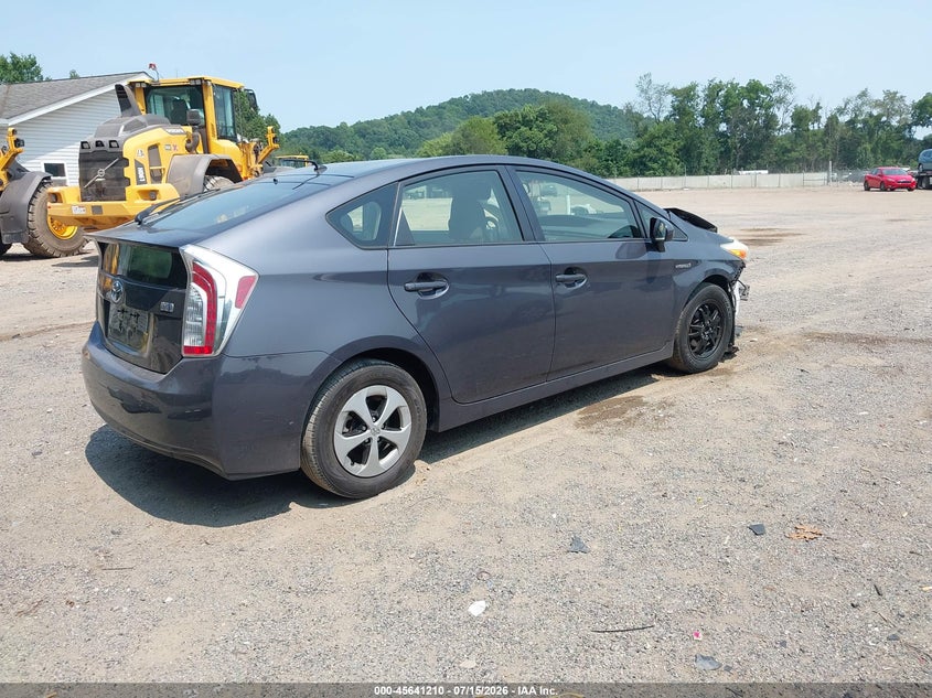2013 Toyota Prius VIN JTDKN3DU0D1716888 IAAI salvage auction — FRONT END, Salvage Title, sold $575 on 2026-08-01 (photo 4)