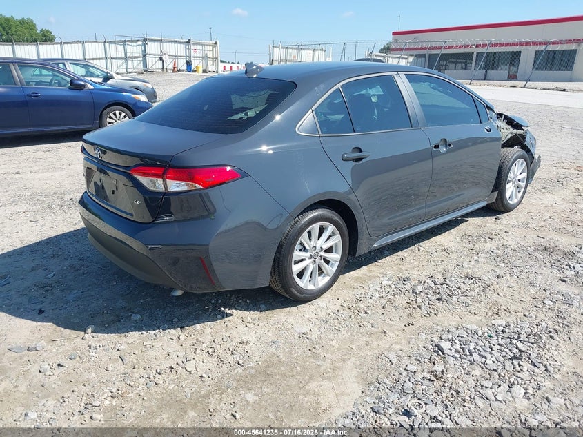 2025 Toyota Corolla VIN 5YFB4MDE1SP257039 IAAI salvage auction — RIGHT FRONT, Salvage (Idaho), sold $6,600 on 2026-07-30 (photo 4)