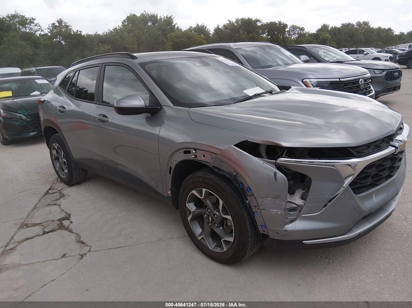 2025 Chevrolet Trax VIN KL77LHEP9SC142064 IAAI salvage auction — FRONT END, Enterprise Vehicles Clear Only (Georgia), sold $10,700 on 2026-07-29 (photo 1)