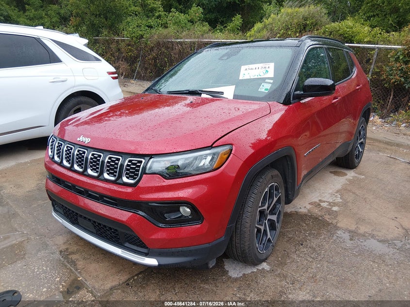 2025 Jeep Compass VIN 3C4NJDCN9ST614438 IAAI salvage auction — FRONT END, Enterprise Vehicles Clear Only (Louisiana), sold $15,100 on 2026-07-29 (photo 2)
