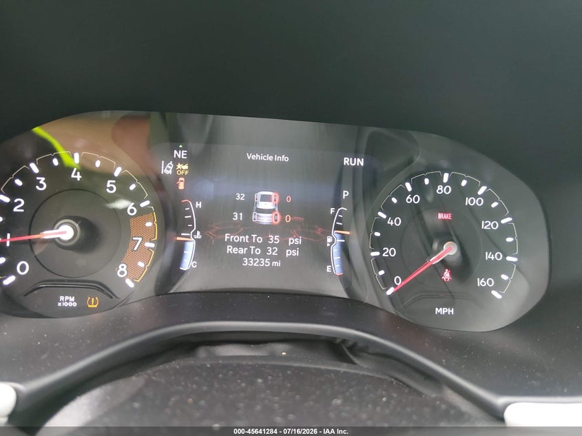 2025 Jeep Compass VIN 3C4NJDCN9ST614438 IAAI salvage auction — FRONT END, Enterprise Vehicles Clear Only (Louisiana), sold $15,100 on 2026-07-29 (photo 7)