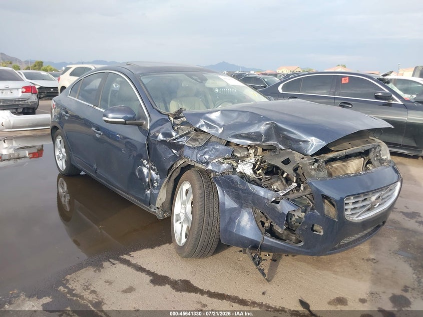 2013 Volvo S60 VIN YV1612FS5D1222393 IAAI salvage auction — RIGHT FRONT, Salvage (Arizona), sold $325 on 2026-08-11 (photo 6)